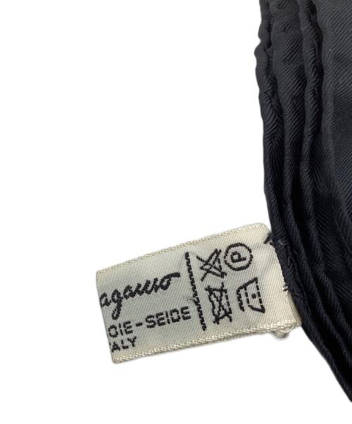 Salvatore Ferragamo（サルヴァトーレ フェラガモ）Salvatore Ferragamo (サルヴァトーレ フェラガモ) スカーフ ブラックの古着・服飾アイテム
