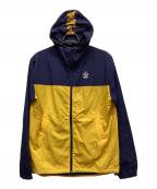 MAN WITH A MISSIONマンウィズアミッション）の古着「マウンテンパーカー」｜ネイビー×イエロー