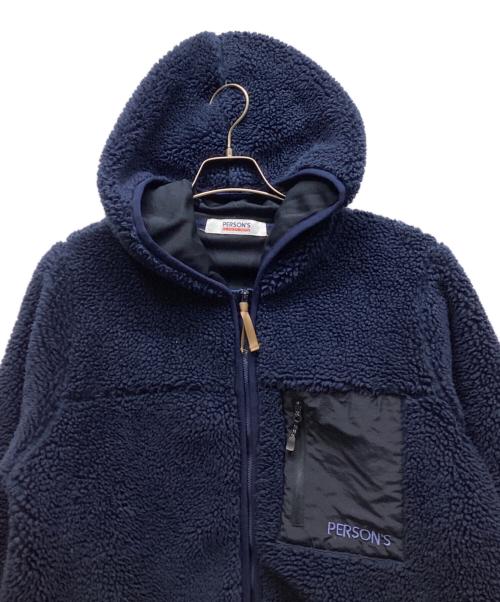 PERSON'S（パーソンズ）PERSON'S (パーソンズ) ボアジャケット ネイビー サイズ:XLの古着・服飾アイテム