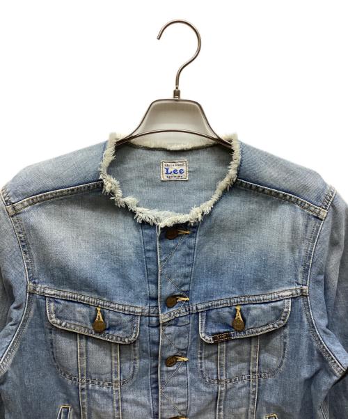 LEE（リー）LEE (リー) ノーカラーデニムジャケット インディゴ サイズ:Mの古着・服飾アイテム