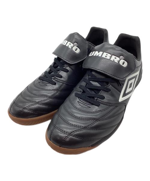UMBRO（アンブロ）UMBRO (アンブロ) レザースニーカー ブラック サイズ:28.5の古着・服飾アイテム