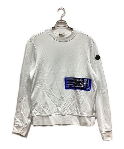 MONCLER（モンクレール）MONCLER (モンクレール) MAGLIA GIROCOLLO ホワイト サイズ:Mの古着・服飾アイテム