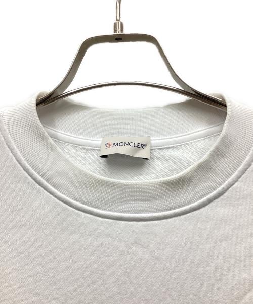 MONCLER（モンクレール）MONCLER (モンクレール) MAGLIA GIROCOLLO ホワイト サイズ:Mの古着・服飾アイテム