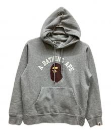 A BATHING APE（ア ベイシング エイプ）の古着「パーカー」｜ライトグレー
