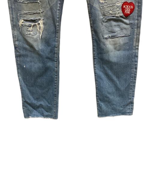 Hysteric Glamour（ヒステリックグラマー）Hysteric Glamour (ヒステリックグラマー) デニムパンツ インディゴ サイズ:W27の古着・服飾アイテム