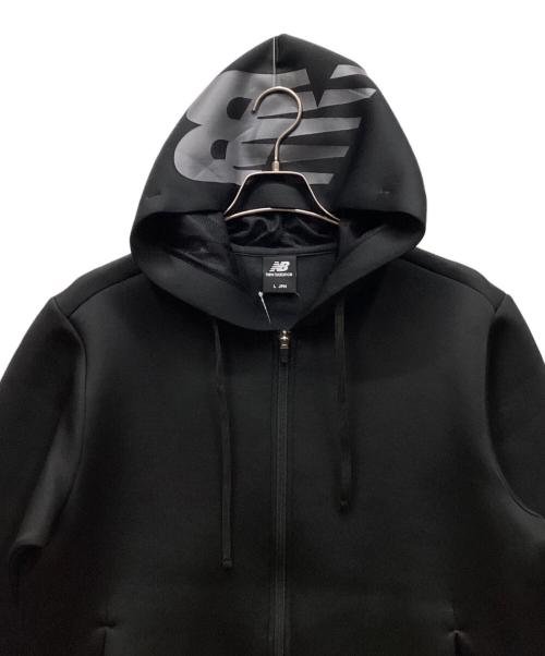 NEW BALANCE（ニューバランス）NEW BALANCE (ニューバランス) ジップパーカー ブラック サイズ:L 未使用品の古着・服飾アイテム