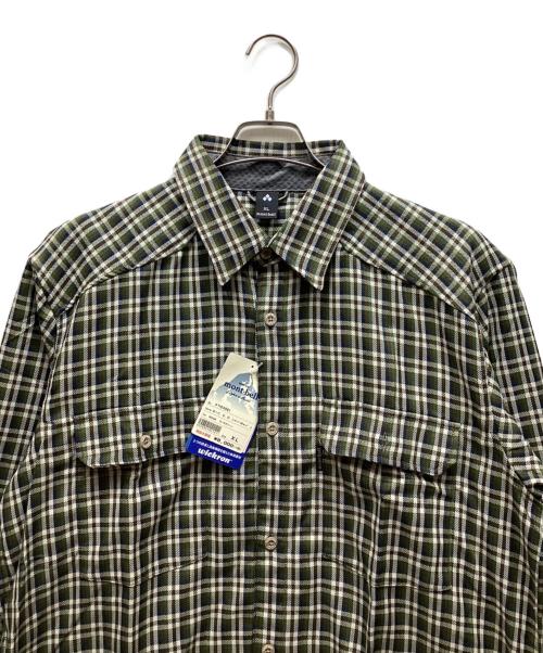 mont-bell（モンベル）mont-bell (モンベル) 長袖シャツ グリーン サイズ:XL 未使用品の古着・服飾アイテム