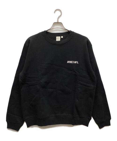 AVIREX（アヴィレックス）AVIREX (アヴィレックス) スウェット ブラック サイズ:XL 未使用品の古着・服飾アイテム