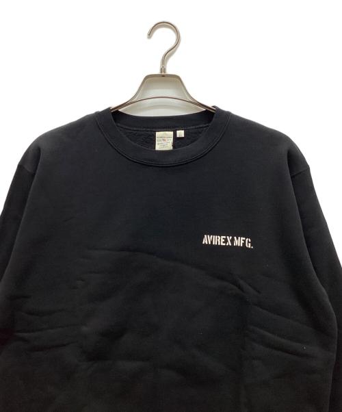 AVIREX（アヴィレックス）AVIREX (アヴィレックス) スウェット ブラック サイズ:XL 未使用品の古着・服飾アイテム