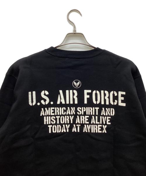 AVIREX（アヴィレックス）AVIREX (アヴィレックス) スウェット ブラック サイズ:XL 未使用品の古着・服飾アイテム