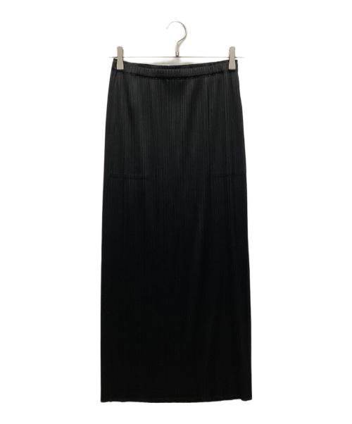 PLEATS PLEASE（プリーツプリーズ）PLEATS PLEASE (プリーツプリーズ) スカート ブラック サイズ:5の古着・服飾アイテム