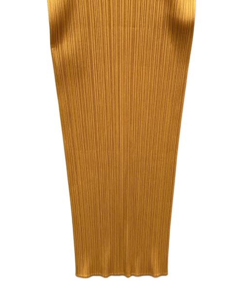 PLEATS PLEASE（プリーツプリーズ）PLEATS PLEASE (プリーツプリーズ) ノースリーブワンピース イエロー サイズ:3 未使用品の古着・服飾アイテム