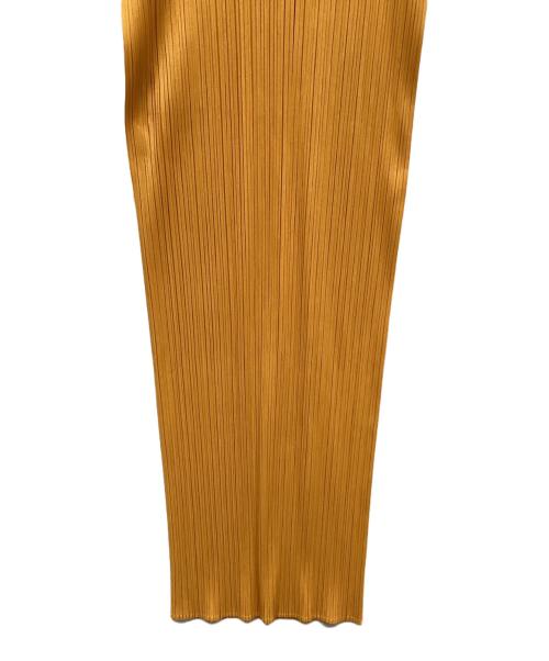 PLEATS PLEASE（プリーツプリーズ）PLEATS PLEASE (プリーツプリーズ) ノースリーブワンピース イエロー サイズ:3 未使用品の古着・服飾アイテム