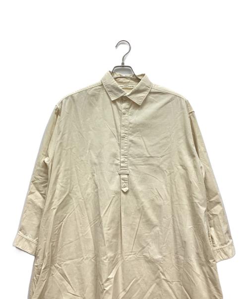 GRANDMA MAMA DAUGHTER（グランマママドーター）GRANDMA MAMA DAUGHTER (グランマママドーター) 長袖ワンピース ホワイト サイズ:1の古着・服飾アイテム