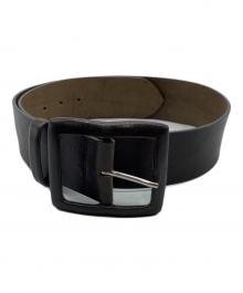 VIA BUS STOP（ヴィアバスストップ）の古着「レザーベルト」｜ブラック