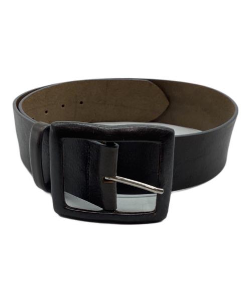 VIA BUS STOP（ヴィアバスストップ）VIA BUS STOP (ヴィアバスストップ) レザーベルト ブラックの古着・服飾アイテム