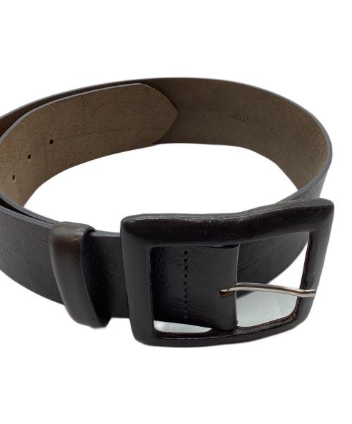 VIA BUS STOP（ヴィアバスストップ）VIA BUS STOP (ヴィアバスストップ) レザーベルト ブラックの古着・服飾アイテム