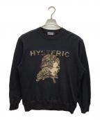 Hysteric Glamourヒステリックグラマー）の古着「スウェット」｜ブラック
