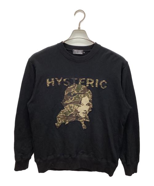 Hysteric Glamour（ヒステリックグラマー）Hysteric Glamour (ヒステリックグラマー) スウェット ブラック サイズ:Mの古着・服飾アイテム