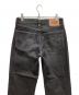 中古・古着 LEVI'S (リーバイス) ブラックデニム ブラック サイズ:W32：3000円