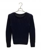 RALPH LAURENラルフローレン）の古着「薄手ニット」｜ネイビー