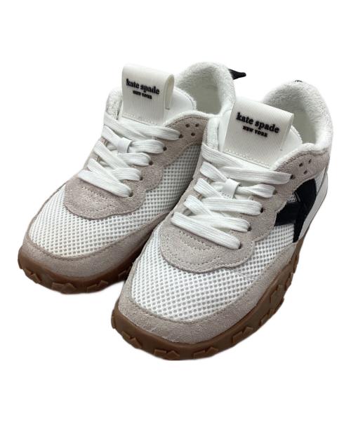 Kate Spade（ケイトスペード）Kate Spade (ケイトスペード) スニーカー ホワイト×ブラック サイズ:23の古着・服飾アイテム