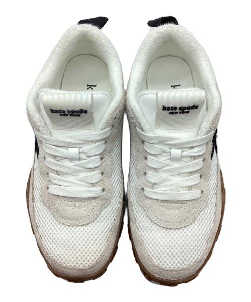 Kate Spade（ケイトスペード）Kate Spade (ケイトスペード) スニーカー ホワイト×ブラック サイズ:23の古着・服飾アイテム