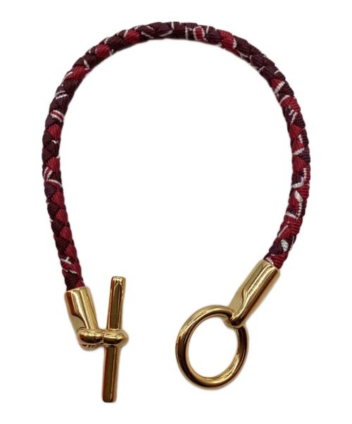 HERMES（エルメス）HERMES (エルメス) ブレスレット レッドの古着・服飾アイテム