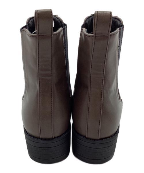 あしながおじさん（アシナガオジサン）あしながおじさん (アシナガオジサン) サイドゴアブーツ ブラウン サイズ:23 未使用品の古着・服飾アイテム