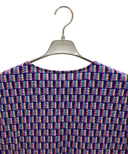 Jocomomola（ホコモモラ）Jocomomola (ホコモモラ) 半袖ワンピース パープル サイズ:40の古着・服飾アイテム