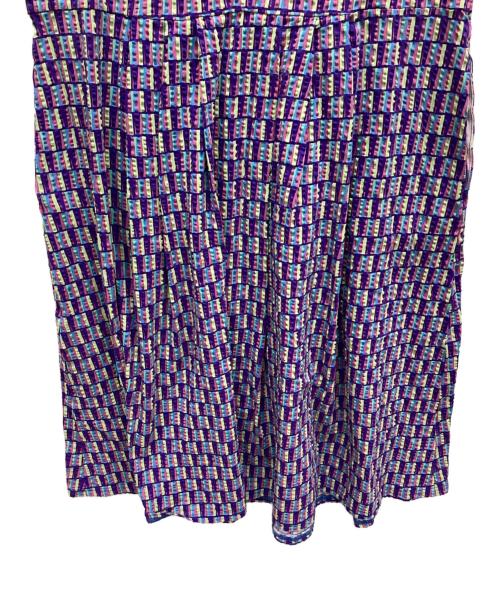 Jocomomola（ホコモモラ）Jocomomola (ホコモモラ) 半袖ワンピース パープル サイズ:40の古着・服飾アイテム