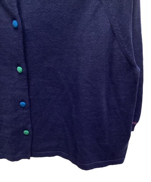 Jocomomola（ホコモモラ）Jocomomola (ホコモモラ) 厚手カーディガン ネイビー サイズ:40 未使用品の古着・服飾アイテム