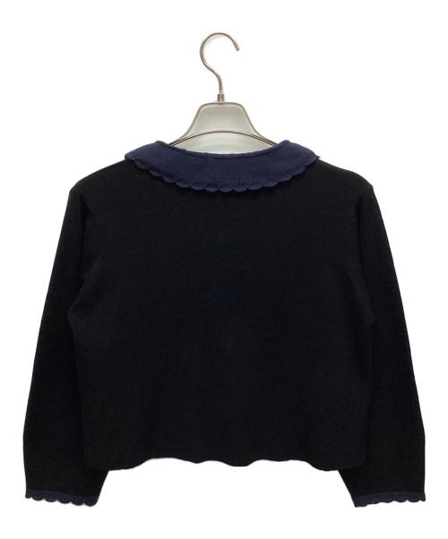 Jocomomola（ホコモモラ）Jocomomola (ホコモモラ) ボタンニット ブラック サイズ:40 未使用品の古着・服飾アイテム