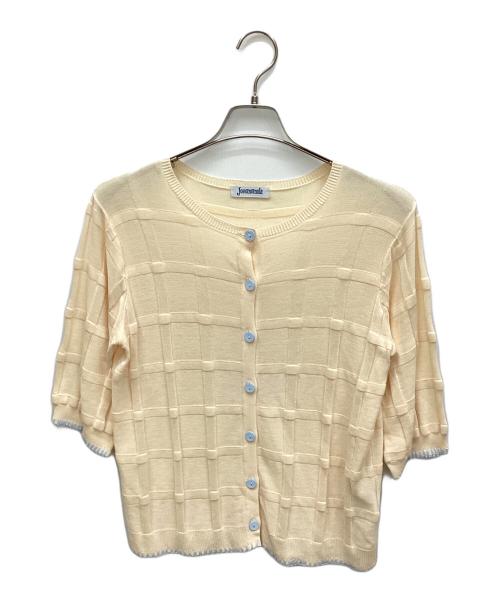 Jocomomola（ホコモモラ）Jocomomola (ホコモモラ) カーディガン クリーム サイズ:40の古着・服飾アイテム