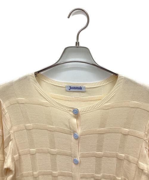 Jocomomola（ホコモモラ）Jocomomola (ホコモモラ) カーディガン クリーム サイズ:40の古着・服飾アイテム
