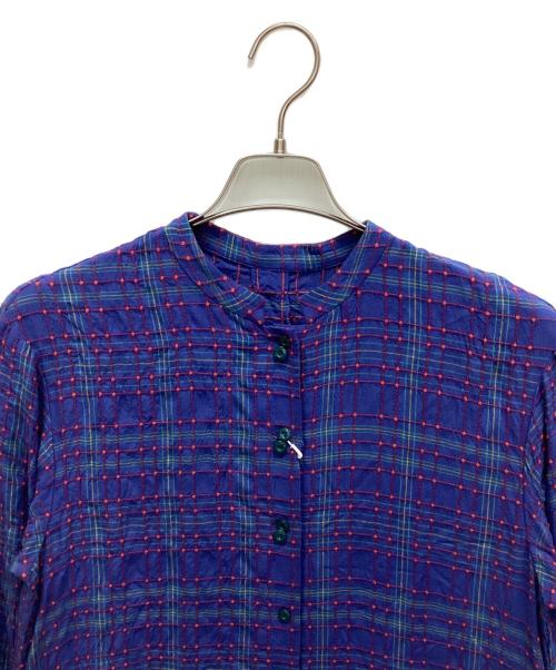 Jocomomola（ホコモモラ）Jocomomola (ホコモモラ) 長袖ワンピース ネイビー サイズ:40 未使用品の古着・服飾アイテム