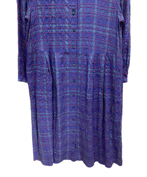 Jocomomola（ホコモモラ）Jocomomola (ホコモモラ) 長袖ワンピース ネイビー サイズ:40 未使用品の古着・服飾アイテム