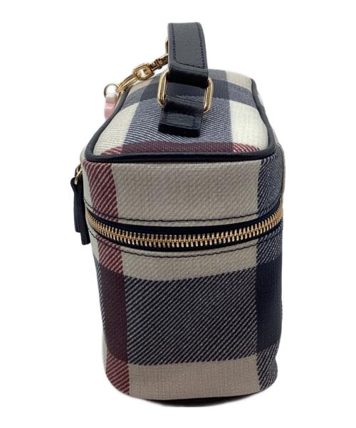 BLUE LABEL CRESTBRIDGE（ブルーレーベルクレストブリッジ）BLUE LABEL CRESTBRIDGE (ブルーレーベルクレストブリッジ) 2WAYバッグ ブルー×ホワイトの古着・服飾アイテム