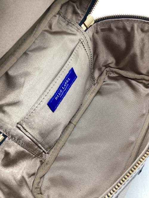 BLUE LABEL CRESTBRIDGE（ブルーレーベルクレストブリッジ）BLUE LABEL CRESTBRIDGE (ブルーレーベルクレストブリッジ) 2WAYバッグ ブルー×ホワイトの古着・服飾アイテム