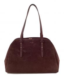 Kate Spade（ケイトスペード）の古着「レザートートバッグ」｜ボルドー