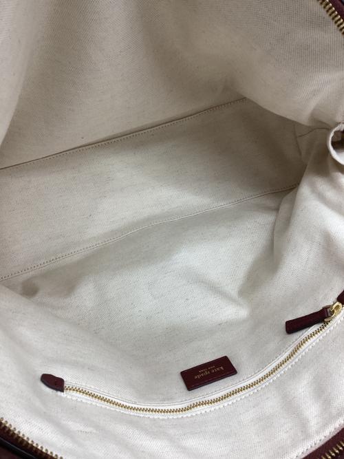 Kate Spade（ケイトスペード）Kate Spade (ケイトスペード) レザートートバッグ ボルドーの古着・服飾アイテム