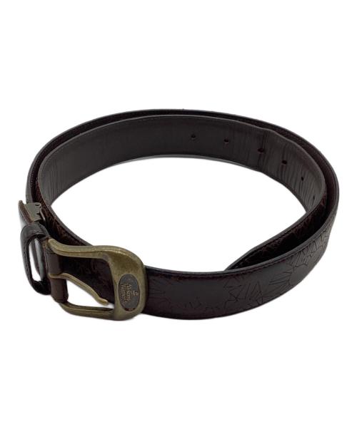 Vivienne Westwood（ヴィヴィアンウエストウッド）Vivienne Westwood (ヴィヴィアンウエストウッド) レザーベルト ブラウンの古着・服飾アイテム