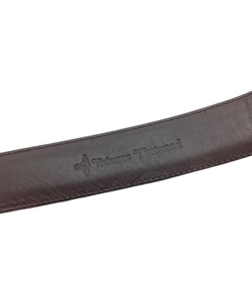 Vivienne Westwood（ヴィヴィアンウエストウッド）Vivienne Westwood (ヴィヴィアンウエストウッド) レザーベルト ブラウンの古着・服飾アイテム