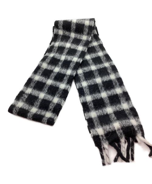 MARNI（マルニ）MARNI (マルニ) マフラー ホワイト×ブラック 未使用品の古着・服飾アイテム