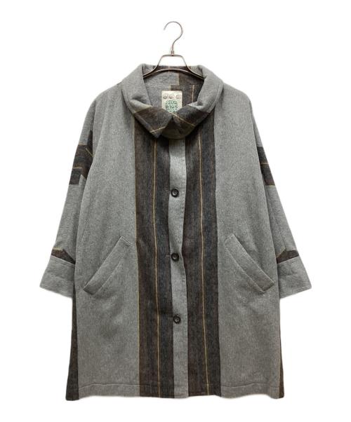 io comme io（イオコムイオ）io comme io (イオコムイオ) コート グレー サイズ:38の古着・服飾アイテム