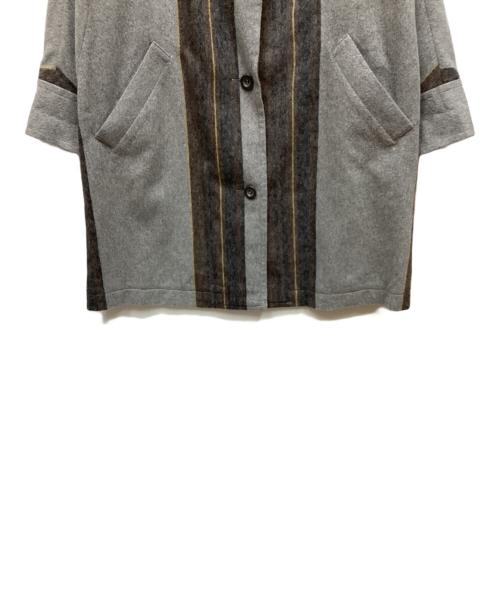 io comme io（イオコムイオ）io comme io (イオコムイオ) コート グレー サイズ:38の古着・服飾アイテム