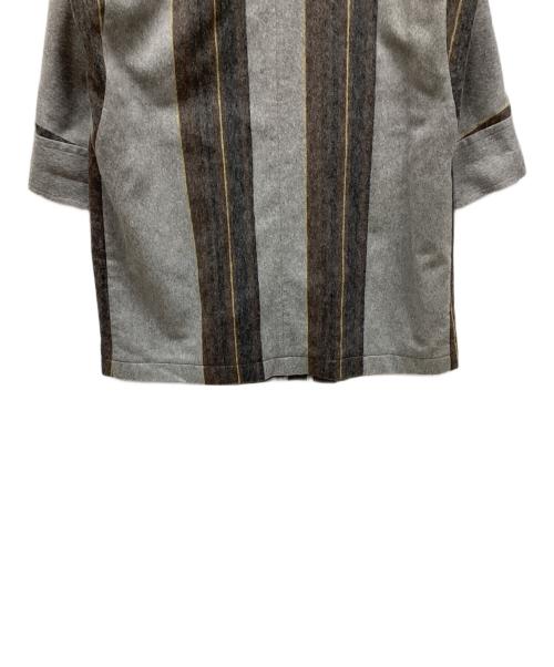 io comme io（イオコムイオ）io comme io (イオコムイオ) コート グレー サイズ:38の古着・服飾アイテム