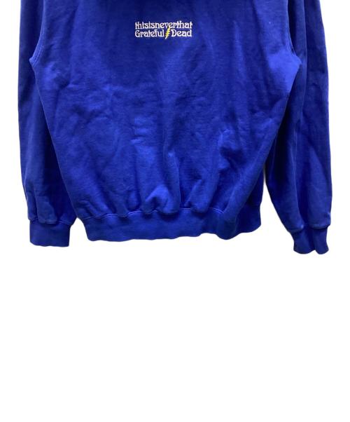 thisisneverthat（ディスイズネバーザット）thisisneverthat (ディスイズネバーザット) パーカー ブルー サイズ:Lの古着・服飾アイテム