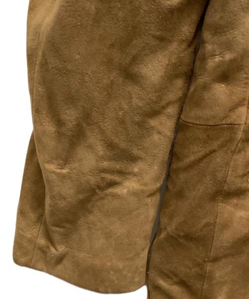 hants（-）hants (-) レザーコート ブラウンの古着・服飾アイテム