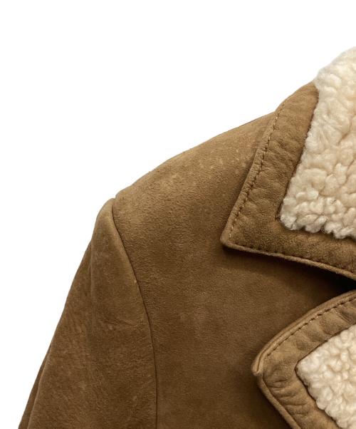 hants（-）hants (-) レザーコート ブラウンの古着・服飾アイテム